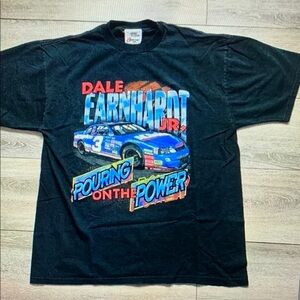 Black Dale Earnhardt Jr. Graphic T-Shirt
